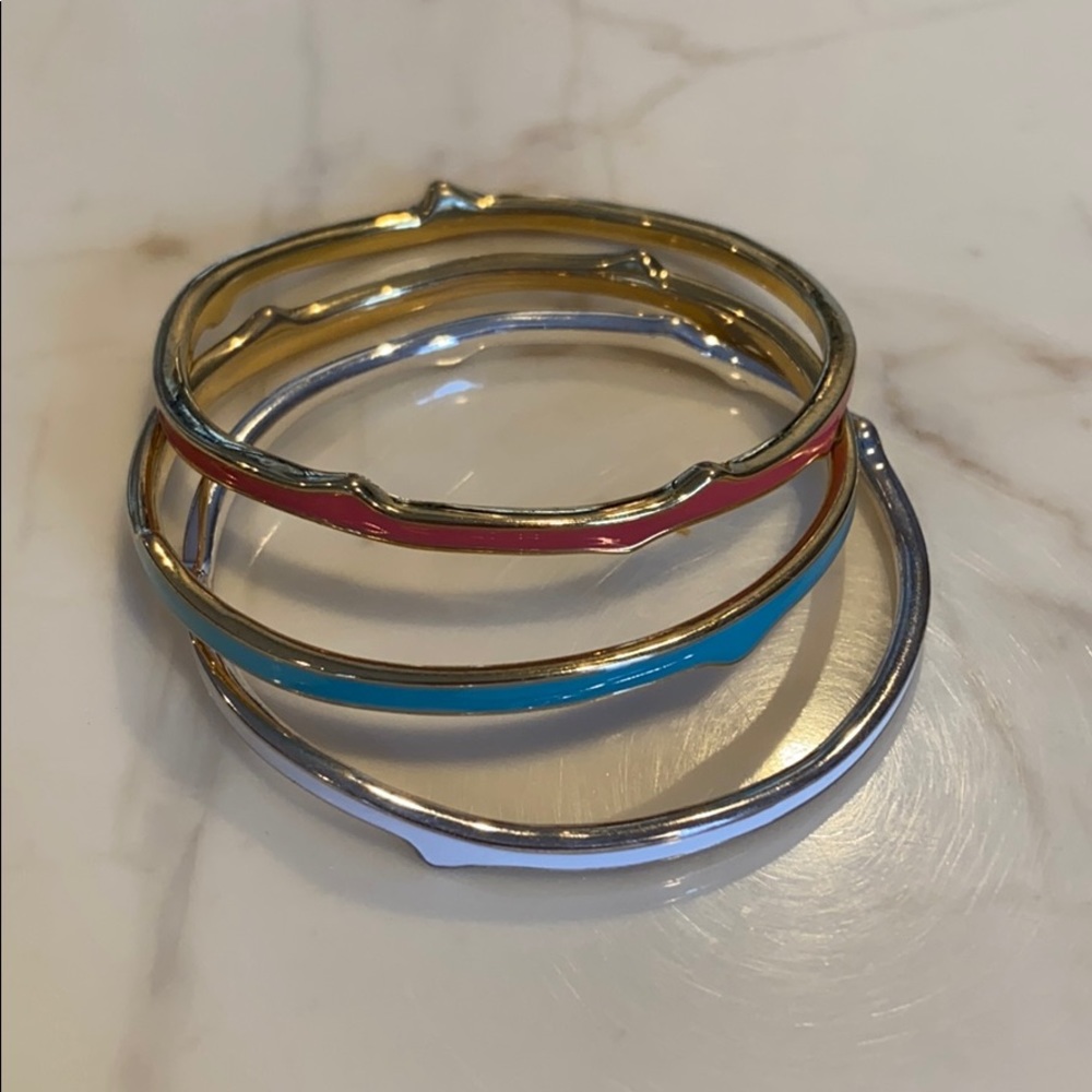 Stella & Dot Multicolored Stacking Bangles - image 3